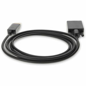 AddOn 6ft DisplayPort 1.2 Male to VGA Male Black Cable For Resolution Up to 1920x1200 (WUXGA) - 6 ft DisplayPort/VGA Video