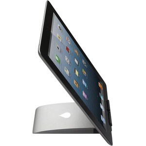Rain Design iSlider mobile stand for iPad/iPhone - Silver - With a unique sliding design, islider stand is easy to carry, 