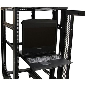 StarTech.com 1U 17" HD 1080p Dual Rail Rackmount Widescreen LCD Console - Monitor or control server equipment from a centr