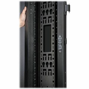 Eaton Tripp Lite Series SmartRack 48U Vertical Cable Management Bars - Cable Manager - Black - 2 - 48U Rack Height