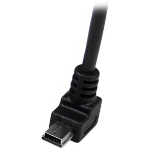 StarTech.com 2m Mini USB Cable - A to Down Angle Mini B - Cable for Digital Camera, Hard Drive, Cellular Phone, GPS Receiv