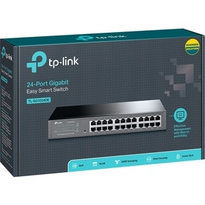 TP-Link TL-SG1024DE 24 Ports Manageable Ethernet Switch - Gigabit Ethernet - 10/100/1000Base-T - 2 Layer Supported - Twist