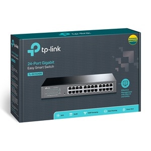 TP-LINK TL-SG1024DE - 24-Port Gigabit Easy Smart Switch - Limited Lifetime Protection - Plug & Play - Desktop/Rackmount - 