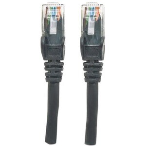 Network Patch Cable, Cat6, 1.5m, Black, CCA, U/UTP, PVC, RJ45, Gold Plated Contacts, Snagless, Booted, Lifetime Warranty -
