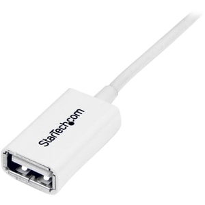 StarTech.com 3m White USB 2.0 Extension Cable A to A - M/F - Cable for Peripheral Device - First End: 1 x 4-pin USB 2.0 Ty