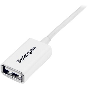 StarTech.com Cavo di prolunga USB 3 m bianco - A ad A M/F - Cable for Dispositivo periferico - 480 Mbit/s - Prolunga - Sch