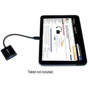 StarTech.com Adattatore convertitore Micro HDMI® a VGA per smartphone/ultrabook/tablet - 1920x1200 - Nero