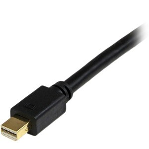 StarTech.com 10ft Mini DisplayPort to DVI Cable, Mini DP to DVI-D Adapter/Converter Cable, 1080p Video, mDP 1.2 to DVI Mon
