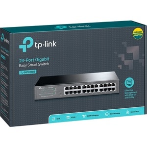 TP-Link TL-SG1024DE 24 Anschlüsse Verwaltbar Ethernet-Switch - Gigabit-Ethernet - 10/100/1000Base-T - 2 Unterstützte Netzw