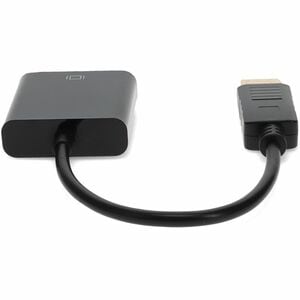 AddOn 5-Pack of DisplayPort 1.2 Male to VGA Female Black Adapters For Resolution Up to 1920x1200 (WUXGA) - DisplayPort/VGA