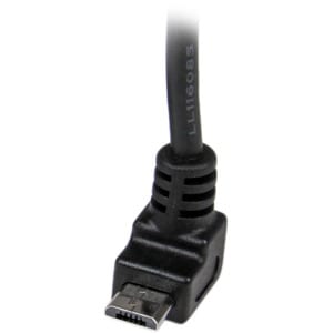 StarTech.com 1m Micro USB Cable Cord - A to Up Angle Micro B - Up Angled Micro USB Cable - 1x USB A (M), 1x USB Micro B (M