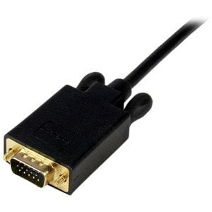 StarTech.com 3 ft Mini DisplayPort to VGAAdapter Converter Cable - mDP to VGA 1920x1200 - Black - First End: 1 x 20-pin Mi
