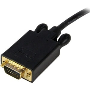 1,8 m DisplayPort auf VGA Kabel, Aktives DisplayPort 1.2 auf VGA Adapter Kabel, 1080p Video, Einrastender DP Stecker - Unt