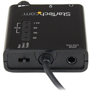 StarTech.com USB Stereo Audio Adapter External Sound Card with SPDIF Digital Audio - Add an SPDIF digital audio output and
