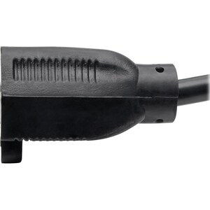 Eaton Tripp Lite Series Power Extension Cord, NEMA 5-15P to NEMA 5-15R - 13A, 120V, 16 AWG, 1 ft. (0.31 m), Black - (NEMA 