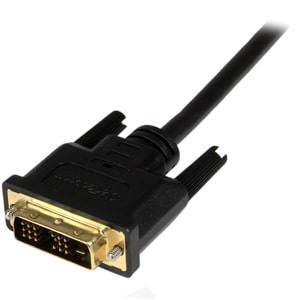 StarTech.com 1m Mini HDMI® auf DVI Kabel - St/St - Unterstützt bis zu1920 x 1200 - Abschirmung - Golden Beschichteter Stec