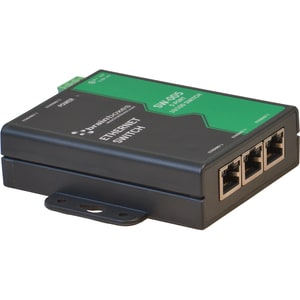 Brainboxes 5 Port Unmanaged Ethernet Switch Wall Mountable - 5 Ports - 10/100Base-TX - TAA Compliant - 2 Layer Supported -