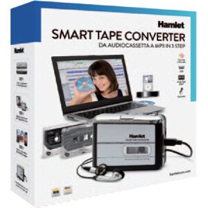 Hamlet Convertitore da Audiocassetta a MP3 per la riproduzione su computer, lettori MP3, CD. Software di conversione audio