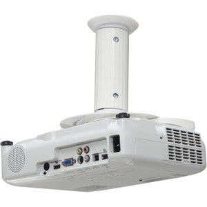 Ce support plafond pour projecteur NewStar universel, modèle BEAMER-C80WHITE, vous permet de monter un projecteur/beamer a