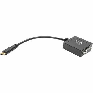 Eaton Tripp Lite Series Mini HDMI to VGA Adapter Video Converter, (M/F), 6-in. (15.24 cm), TAA - HDMI/VGA - 6" - 1 x HDMI 