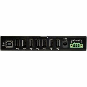 Eaton Tripp Lite Series 7-Port Industrial-Grade USB 2.0 Hub - 15 kV ESD Immunity, Metal Housing, Mountable - w 15KV ESD Im