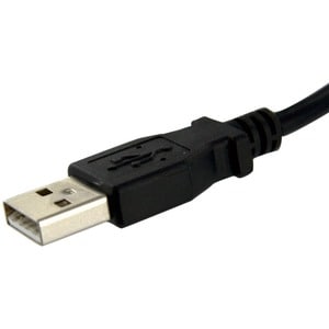 StarTech.com 91 cm Panel Mount USB Cable A to A F/M - Panel Mount USB Extension USB A-Female to A-Male Adapter Cable 3ft -