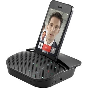 Logitech P710E Speakerphone - Black - USB - Headphone - Microphone - Battery, AC Adapter - Desktop