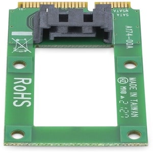 StarTech.com mSATA to SATA HDD / SSD Adapter â€" Mini SATA to SATA Converter Card - Turn an mSATA host connection into a s