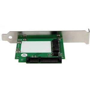 StarTech.com SATA to mSATA SSD Adapter w/ Full and Low Profile Brackets - SATA to Mini SATA Converter Card