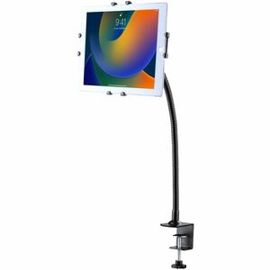 CTA Digital Gooseneck Clamp Mount for iPad & Tablets - 9.70" to 11" Screen Support - ABS Plastic, Steel, Metal, Acrylonitr