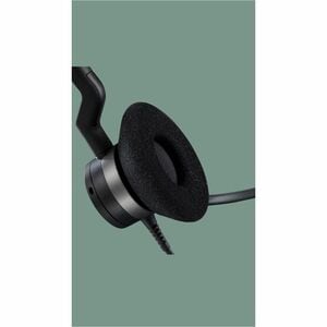 Jabra BIZ 2300 USB Wired Over-the-head Stereo Headset - Black - Binaural - Supra-aural - Noise Cancelling Microphone - USB