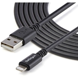 StarTech.com 3m Apple® 8-Pin Lightning Connector auf USB Kabel - USB Kabel für iPhone / iPod / iPad - Schwarz - Cable for 