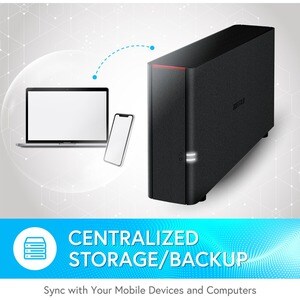 Buffalo LinkStation 210 2TB Personal Cloud Storage with Hard Drives Included - 1 x 2 TB HDD - Personal Cloud - Easy Setup 