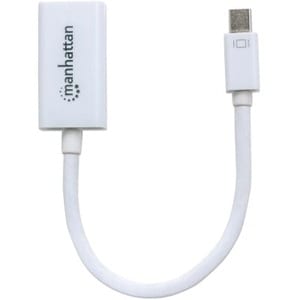 Manhattan Adaptador DisplayPort Mini M a HDMI H BL 1080p - Cable for Dispositivo de audio/vídeo - 10.8Gbit/s - Admite hast