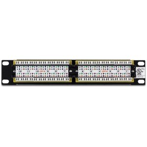 12-Port Cat. 6 Unshielded Patch Panel (10" wide)