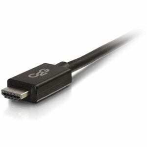 C2G DisplayPort Male to HDMI Male Adapter Cable - 6ft, 1080p Resolution, 30V - Black - DisplayPort/HDMI for Notebook, TV, 