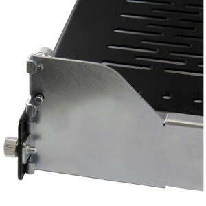StarTech.com Ripiano Scorrevole Ventilato 2U con Sistema Gestione Cavi a Profondita Regolabile per Rack o Armadi -22.7 Kg 