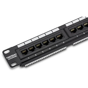 Network Pièce pour panneau TRENDnet TC-P24C5E - 24 Port(s) - 24 x RJ-45 - 24 x RJ-11