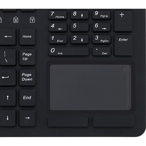 Adesso Antimicrobial Waterproof Touchpad Keyboard - Cable Connectivity - USB Interface - 108 Key Windows Key Hot Key(s) - 