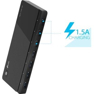 TP-Link UH700 USB Hub - USB 3.0 Micro-B - External - 7 Total USB Port(s) - 7 USB 3.0 Port(s) - Linux, Mac, PC