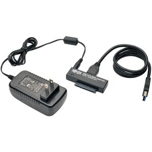 Eaton Tripp Lite Series USB 3.0 SuperSpeed to SATA III Adapter for 2.5 in. to 3.5 in. SATA Hard Drives - 1 x Type B Female