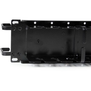 StarTech.com 2U Double-Sided Horizontal / Vertical Cable Management Panel with Finger Duct & D-Ring Hooks - Rack Cable Org