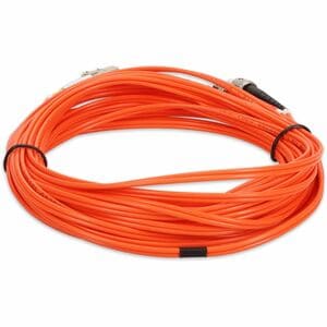 AddOn 2m LC (Male) to ST (Male) Orange OM1 Duplex Fiber OFNR (Riser-Rated) Patch Cable - 100% compatible and guaranteed to