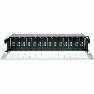 Eaton Tripp Lite Series Enclosure for 14 High-Density Fiber Cassettes, 2U - 2U High - 19" Wide - Rack-mountable"