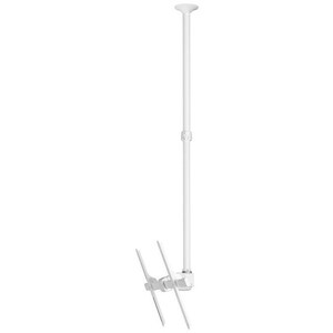 Atdec ceiling mount for large display, long pole - Loads up to 143lb - White - Universal VESA up to 800x500 - Upgradeable 