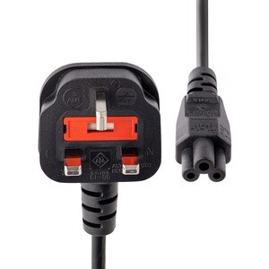2 m GB Laptop Ladekabel, BS 1363 auf C5, 2,5A 250V, 18AWG, UK Laptop Netzteil Stromkabel, Kleeblatt/Mickey Mouse Netzkabel