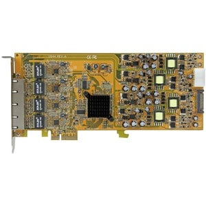 StarTech.com 4 Port Gigabit Power over Ethernet PCIe Network Card - PSE / PoE PCI Express NIC - Add 4 Gigabit Power over E