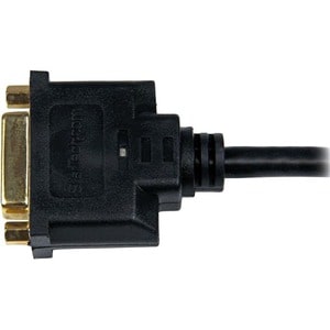 StarTech.com 8in HDMIÂ® to DVI-D Video Cable Adapter - HDMI Male to DVI Female - Cable for Video Device, Monitor, Notebook