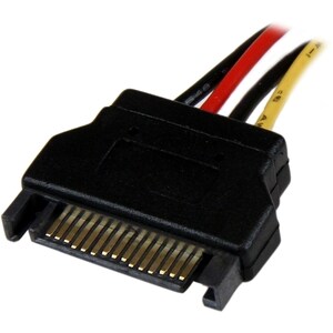StarTech.com 12in SATA to LP4 Power Cable Adapter - F/M - For Hard Drive - SATA / Molex - 18 Gauge - 1 Each