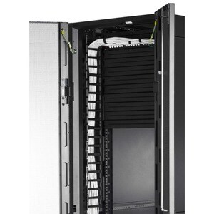 APC by Schneider Electric AR7721 Cable Organizer - Black - 2 Pack Pack - TAA Compliant - Cable Manager - 42U Rack Height